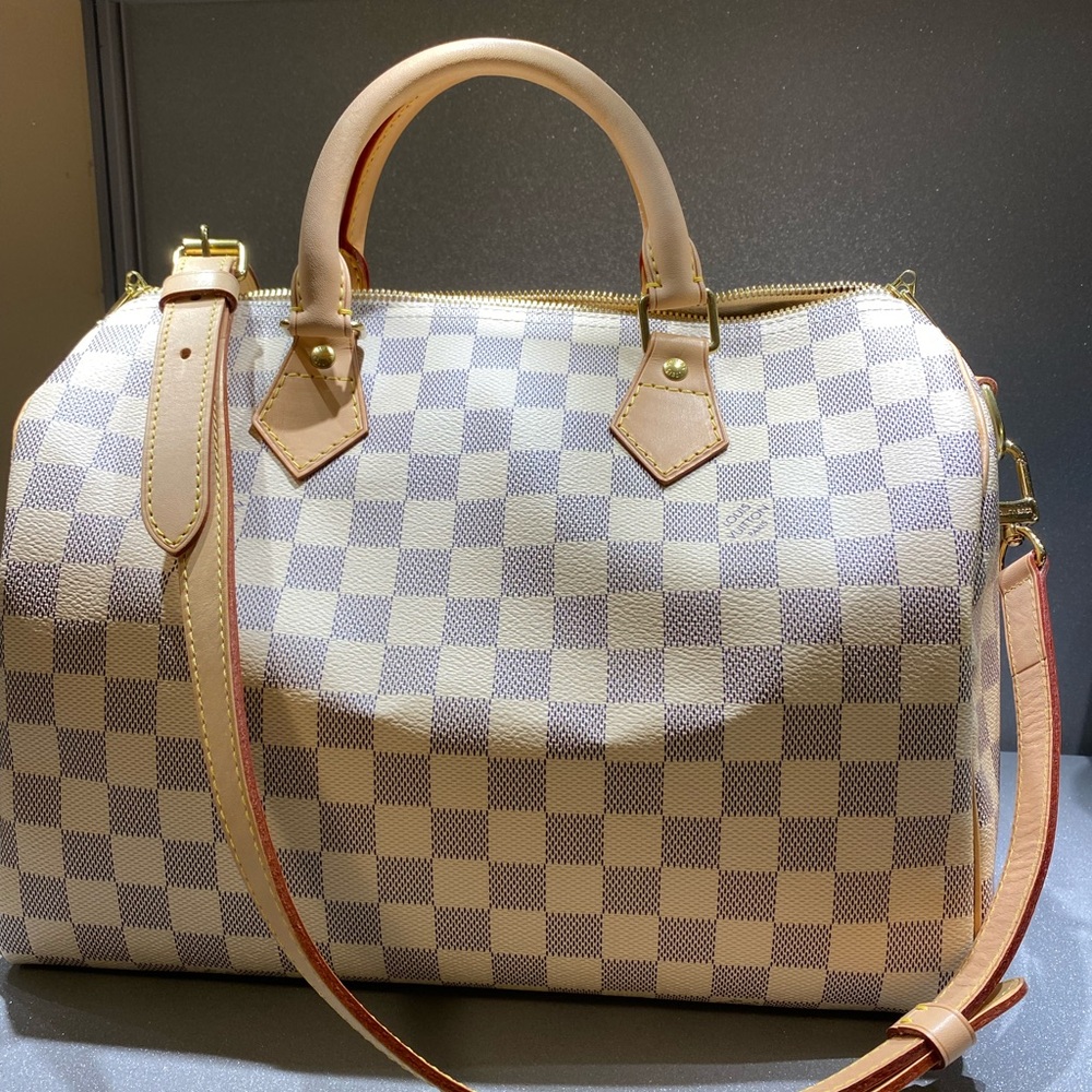 Louis Vuitton Speedy 30 Azure Bandoulierè (SOLD)